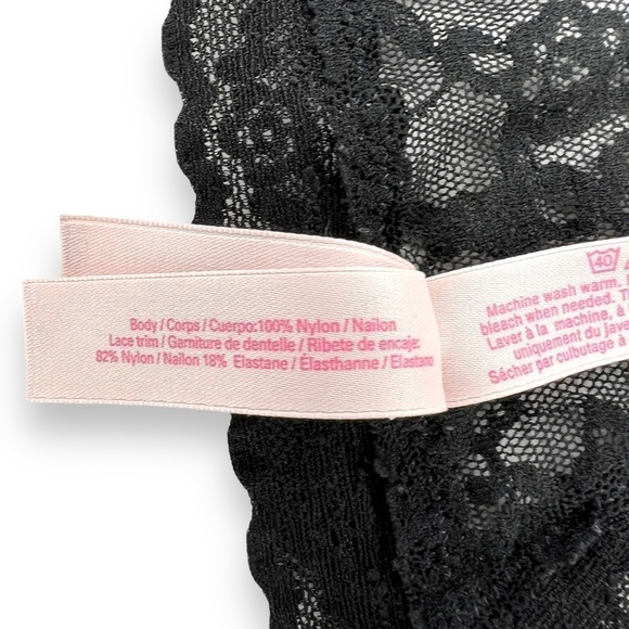 Victorias Secret Set Of Two Lace Panties Thong Cheeky Heart Print Lingerie  Med - Picture 8 of 14